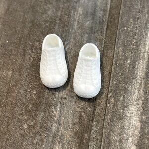 BARBIE CHELSEA White Sneakers Replacement Doll Shoes‎